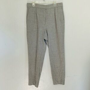 Theory Wool Ankle Crop Chic Gray Women's Pants 10